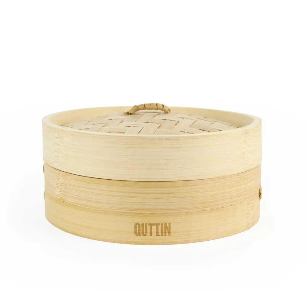 Vaporiera Quttin Bambù 20 x 8,5 cm (12 Unità)