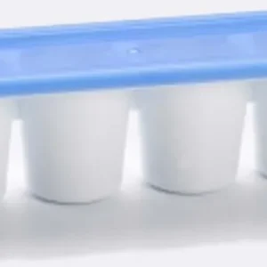 2 Vaschetta Forma Ghiaccio Forme Stampi Per Cubetti Da Freezer Rigido Con Tappo