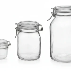 Vaso Vetro Fido Ermetico- - Ø Mm.106 Ml.1500 - 6 Pezzi Bormioli