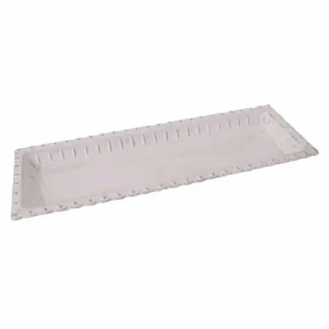 Vassoio legno bianco rettangolare cm39x13x3