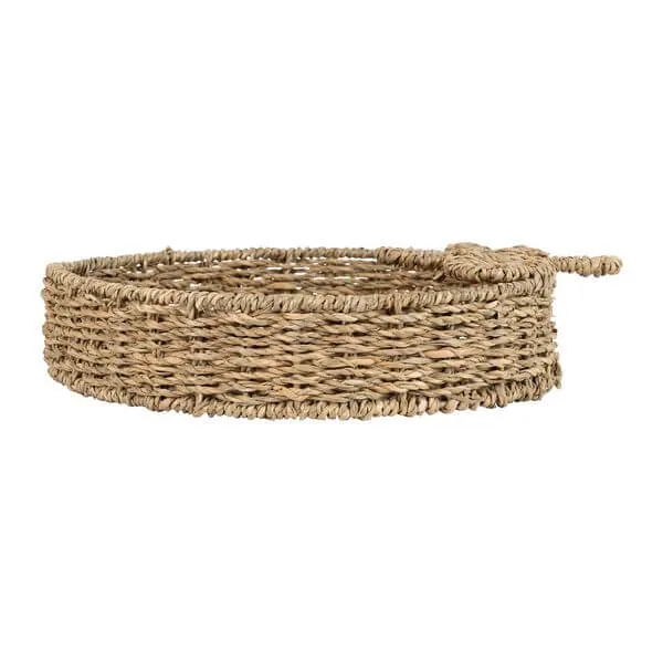 Vassoio naturale seagrass forma di fragola