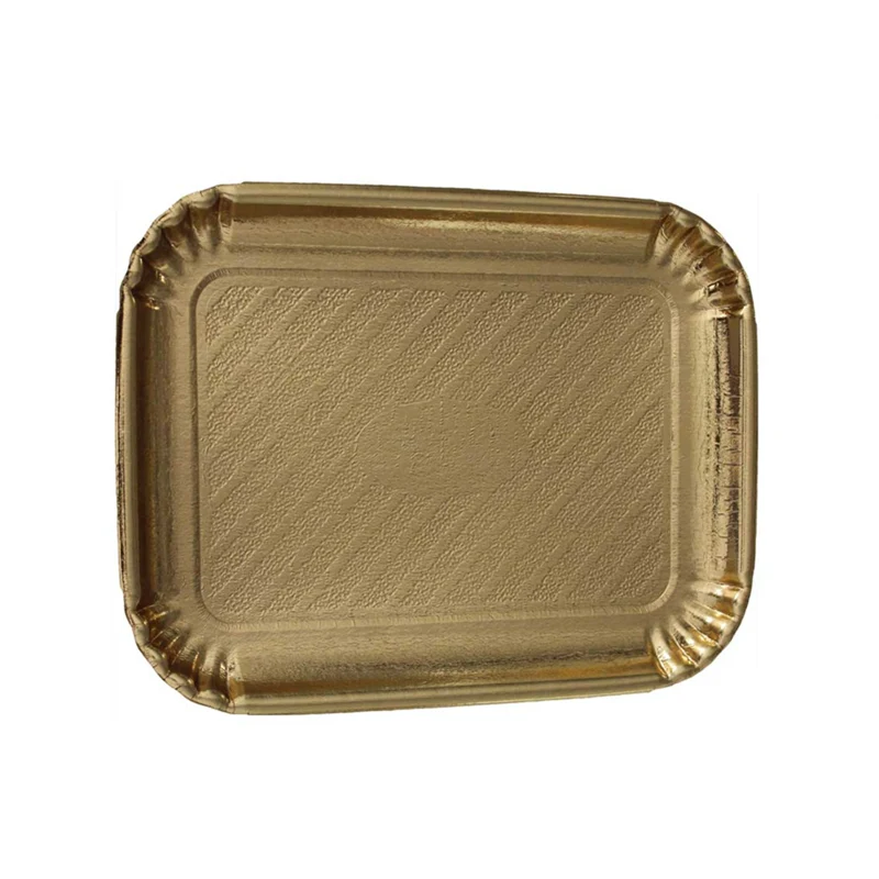 VASSOIO ORO RETT.39X30CM