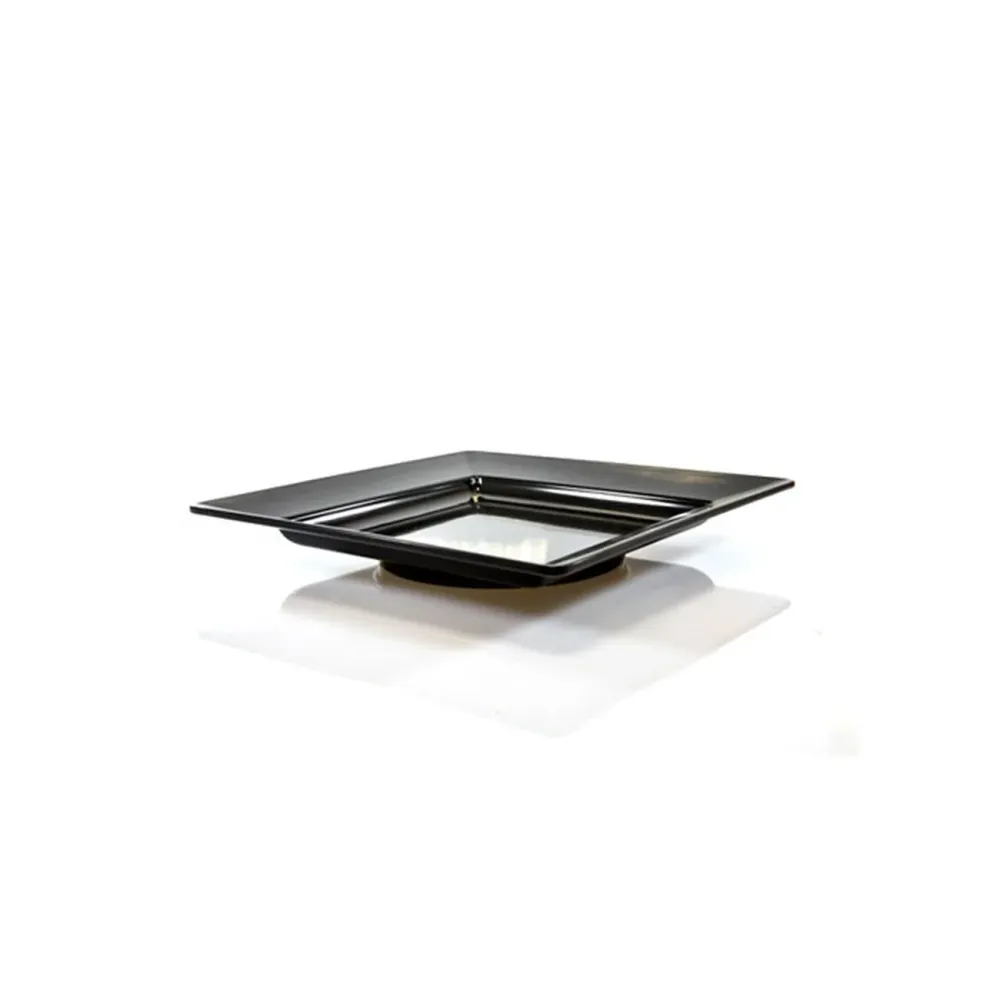 Vassoio Quadro 33,5X33,5 Melamina Nero - Design Elegante ILSA