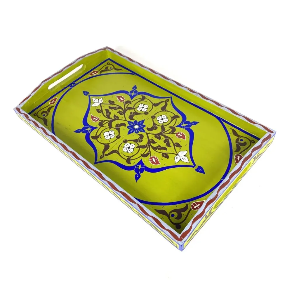 Vassoio da tè verde marocchino al pistacchio 47x28