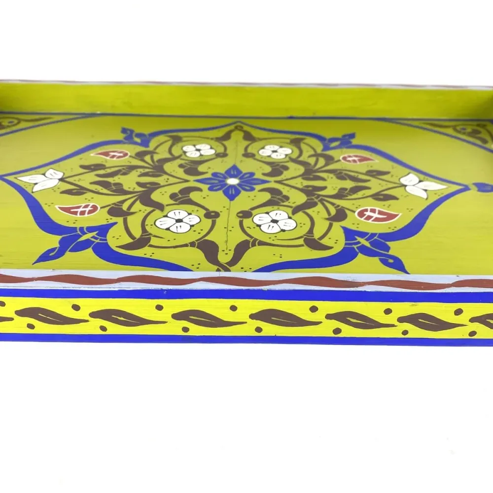 Vassoio da tè verde marocchino al pistacchio 47x28