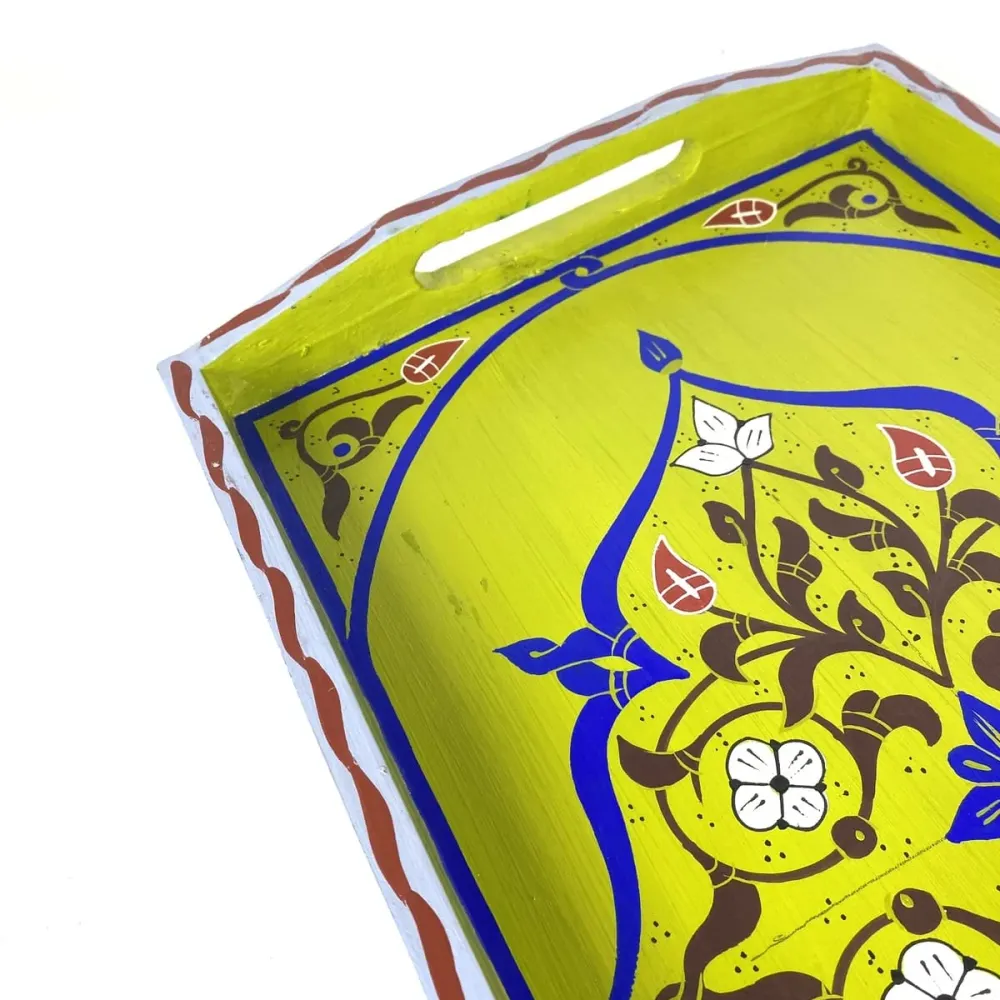 Vassoio da tè verde marocchino al pistacchio 47x28