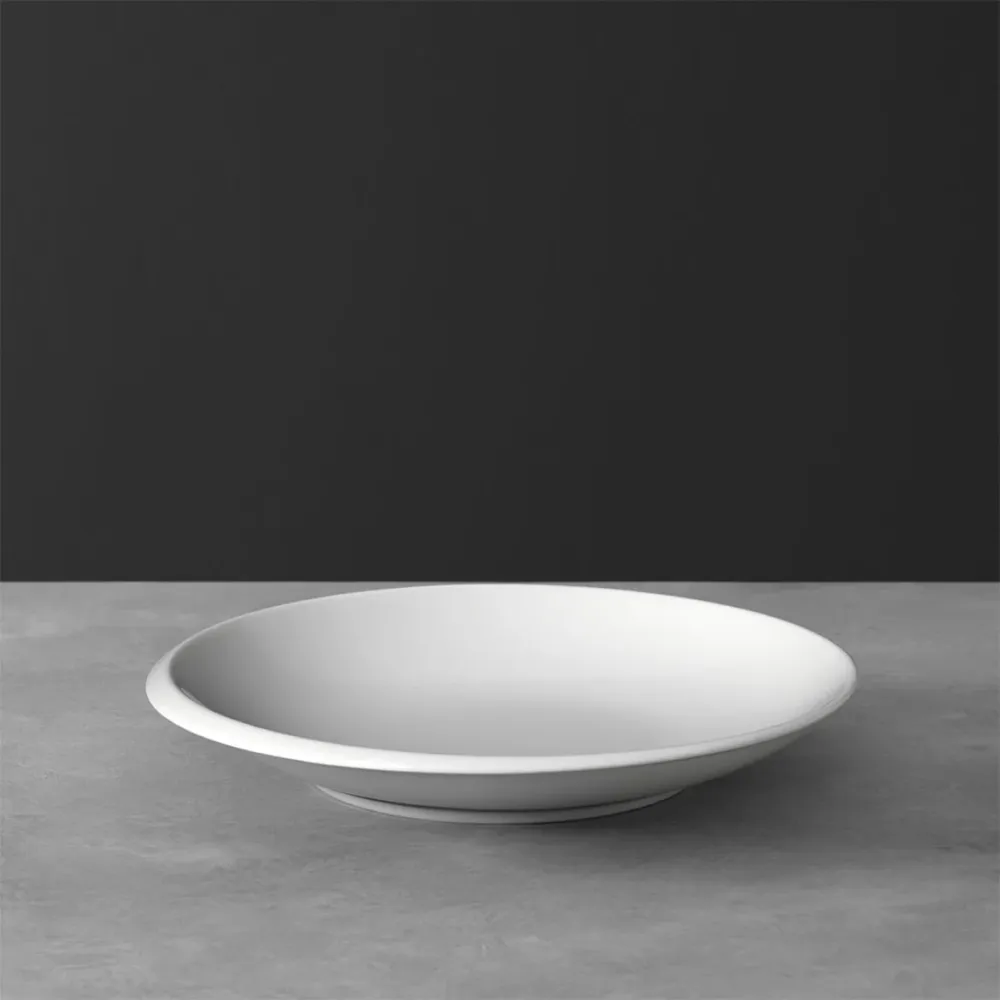 VILLEROY & BOCH NewMoon Set 6 Pezzi Piatto Fondo Scodella 25cm Porcellana