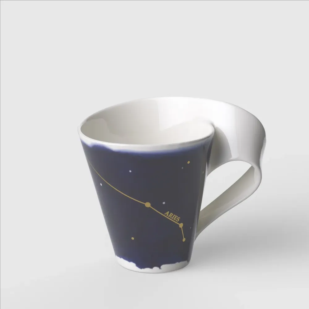 VILLEROY & BOCH NewWave Tazza Mug con Manico Zodiaco Ariete 240ml Porcellana