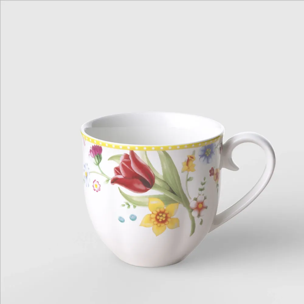 VILLEROY & BOCH Spring Awakening Tazza con Manico MUG Set 2 Pezzi 390ml Tavola di Pasqua