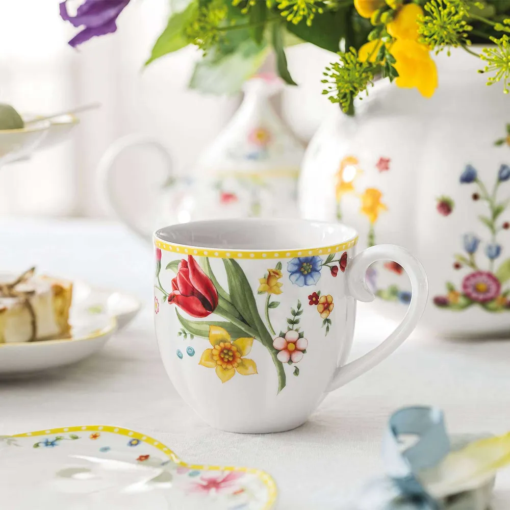 VILLEROY & BOCH Spring Awakening Tazza con Manico MUG Set 2 Pezzi 390ml Tavola di Pasqua