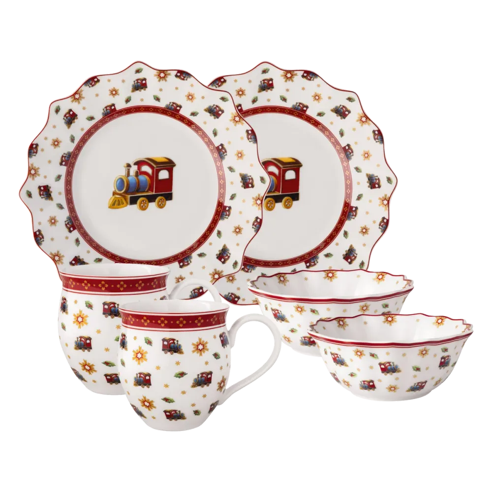 Villeroy & Boch Toy's Delight Set da Colazione Locomotiva Porcellana