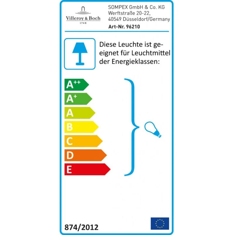 VILLEROYBOCH DECOL LIGHT Vancouver, Ø 20 cm, altezza 12 cm
