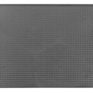 Wenko – Tappetino scolapiatti 40 × 30 × 1 cm, plastica, grigio