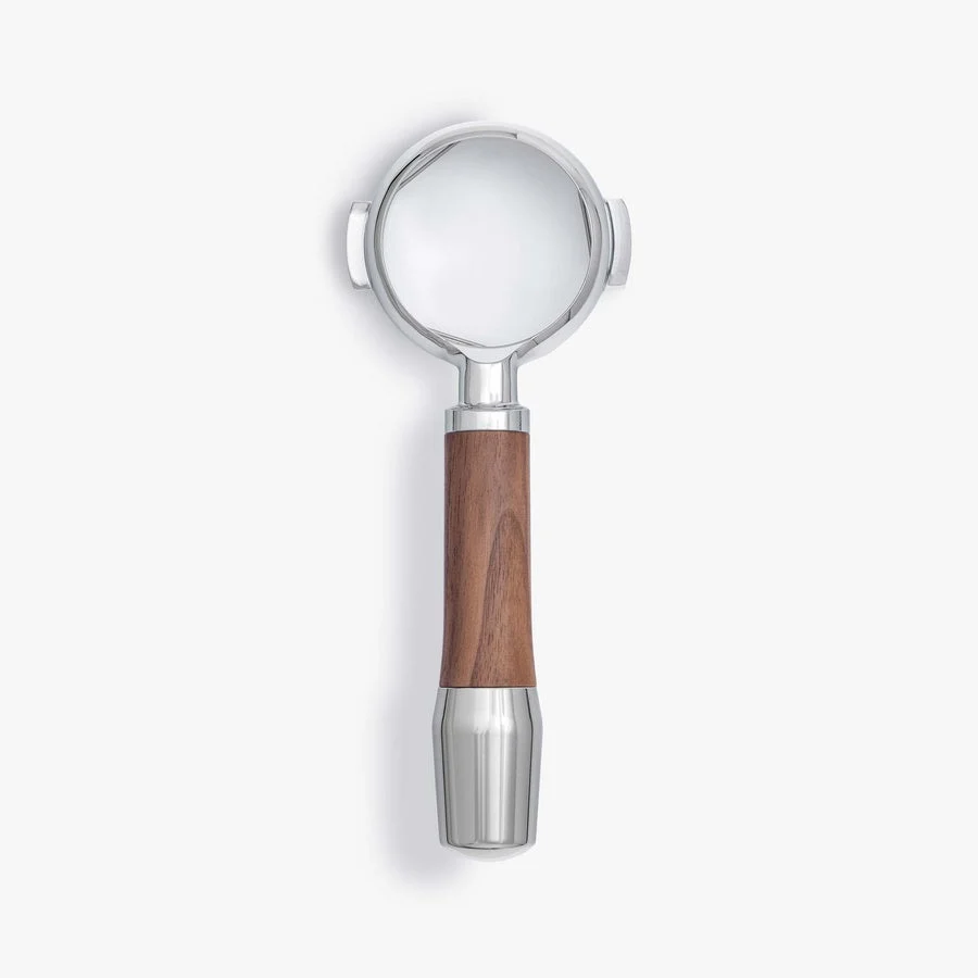 Wiedemann Portafiltro Senza Fondo Elegante Noce 58mm per ECM Wiedemann Manufaktur