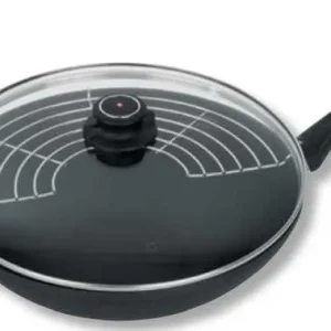 Wok con coperchio ø 32cm induzione Swiss Diamond