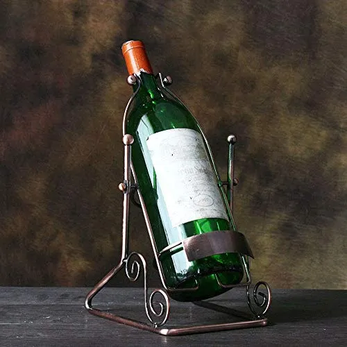 Portabici da Bancone Bottiglia Free Standing controsoffitto del vino del metallo Rack Supporti tavolo Vino bagagli Montant...
