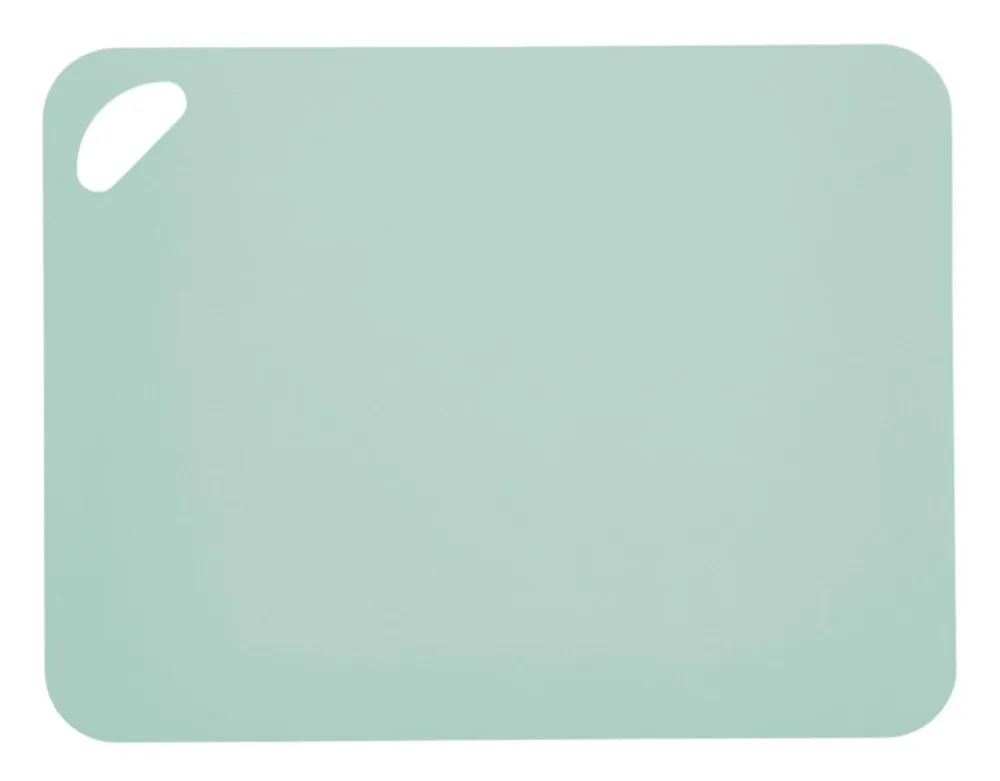 ZELLER PRESENT Set tappetino da taglio 2 pezzi verde lime e menta plastica 29x38 cm