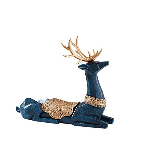 zlw-shop Portabottiglie Vino Deer Animal Supporto Forma di Vino Supporto Forma di Scultura del Vino la casa Regali di Luss...
