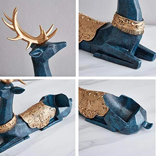zlw-shop Portabottiglie Vino Deer Animal Supporto Forma di Vino Supporto Forma di Scultura del Vino la casa Regali di Luss...