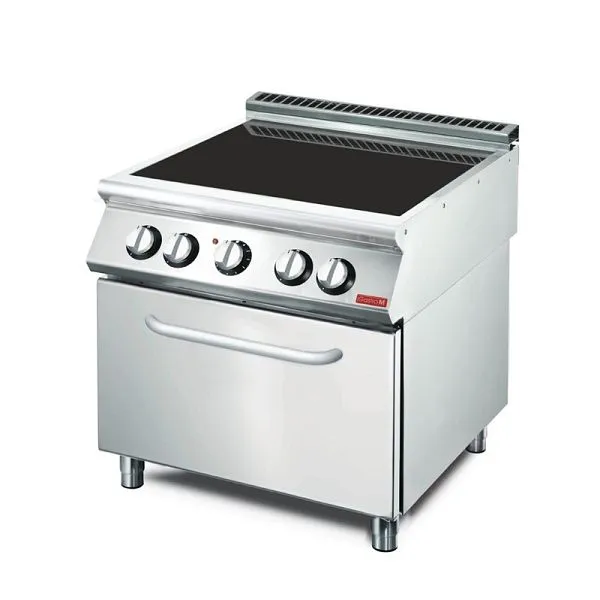 Cucina elettrica Gastro M con piano cottura vetroceramica e forno GM70/80CFVE GN089