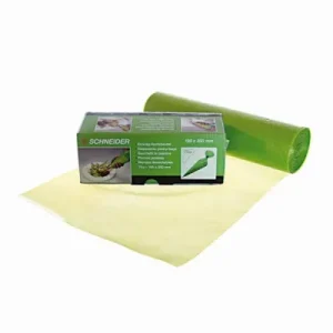 Sac à poche Schneider EW ECO punta chiusa 350 x 195 mm 70 µ arrotolato colore verde confezione: 100 pezzi/scatola 391800