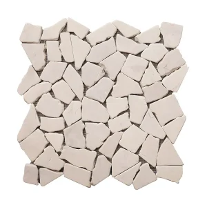 Mosaico POESY pavim/parete marmo Panna 1m² pietra naturale