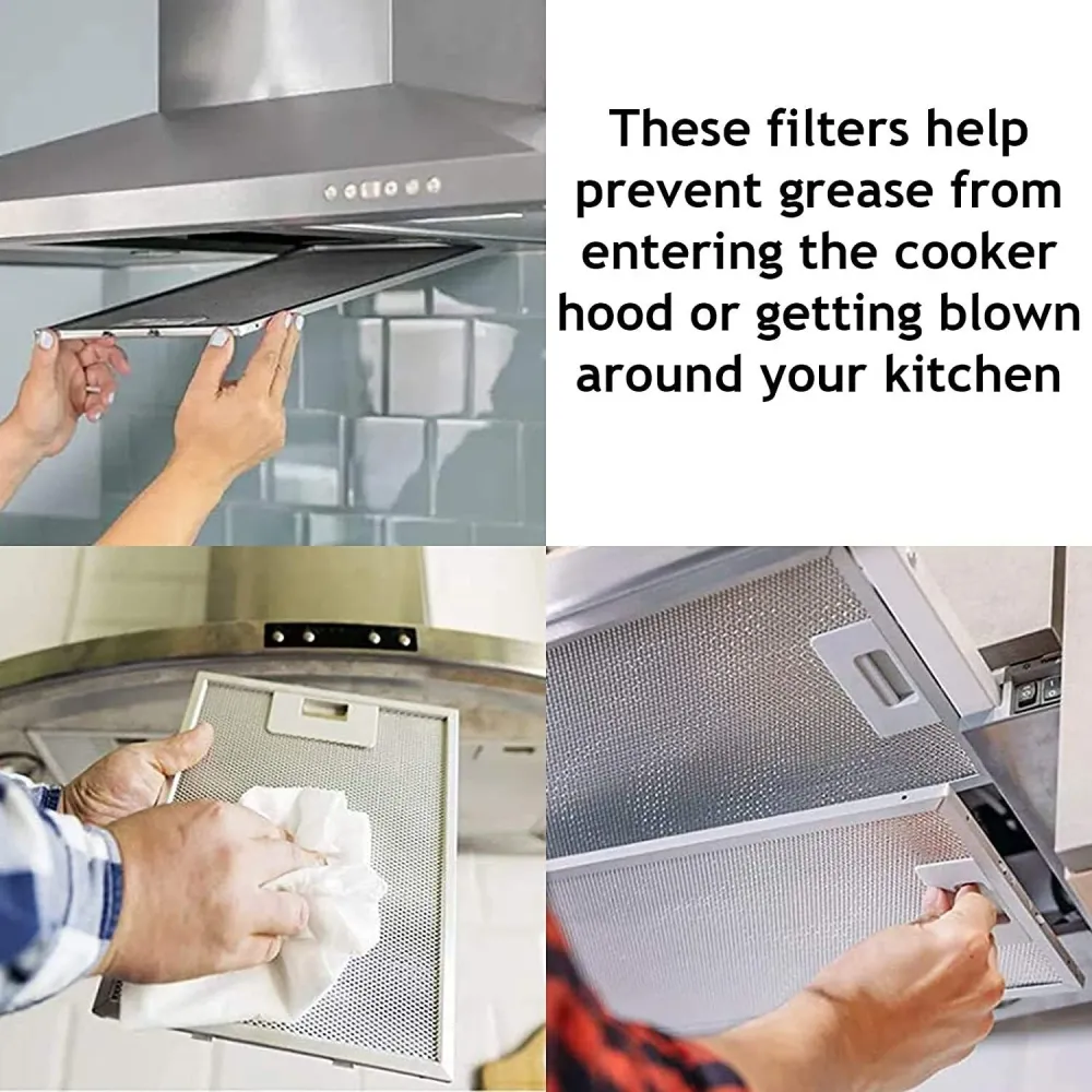 5,99 $ | 00353110 Filtro per cappa aspirante 250 x 310 mm Filtro antigrasso per cappa aspirante da cucina 25 x 31 cm