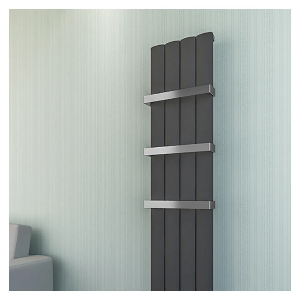 Appendino scaldasalviette per termoarredo Anima larghezza cm 28 acciaio cromato