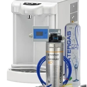 Aquais 90 microfiltrazione | Refrigeratore soprabanco 3 vie | Acqua fredda, frizzante fredda e ambiente | Kit installazion...