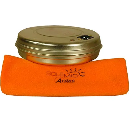 Ardes AR071A Sole Mio Scaldino Elettrico con Lampada Spia, Termostato di...