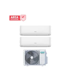 AREA OCCASIONI 2374 Condizionatore Dual Split Hisense Hi-Comfort 9+9 2AMW35U4RGC Dual Split R-32 Classe ++/+