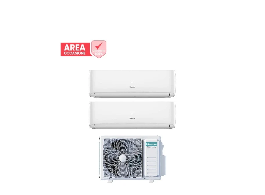 AREA OCCASIONI 2378 Condizionatore Dual Split Hisense Hi-Comfort 9+9 con 2AMW42U4RGC Dual Split R-32 Classe ++/+