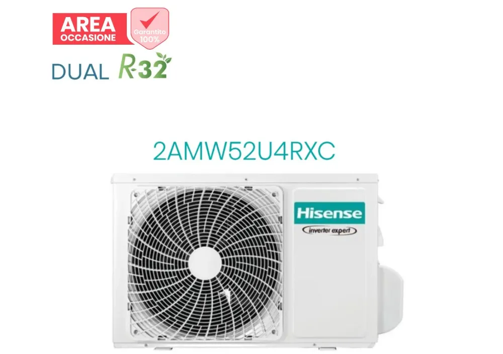 AREA OCCASIONI 2452 Unità Esterna Hisense Motore Multisplit 2AMW52U4RXC Dual Split R-32 Classe ++/+