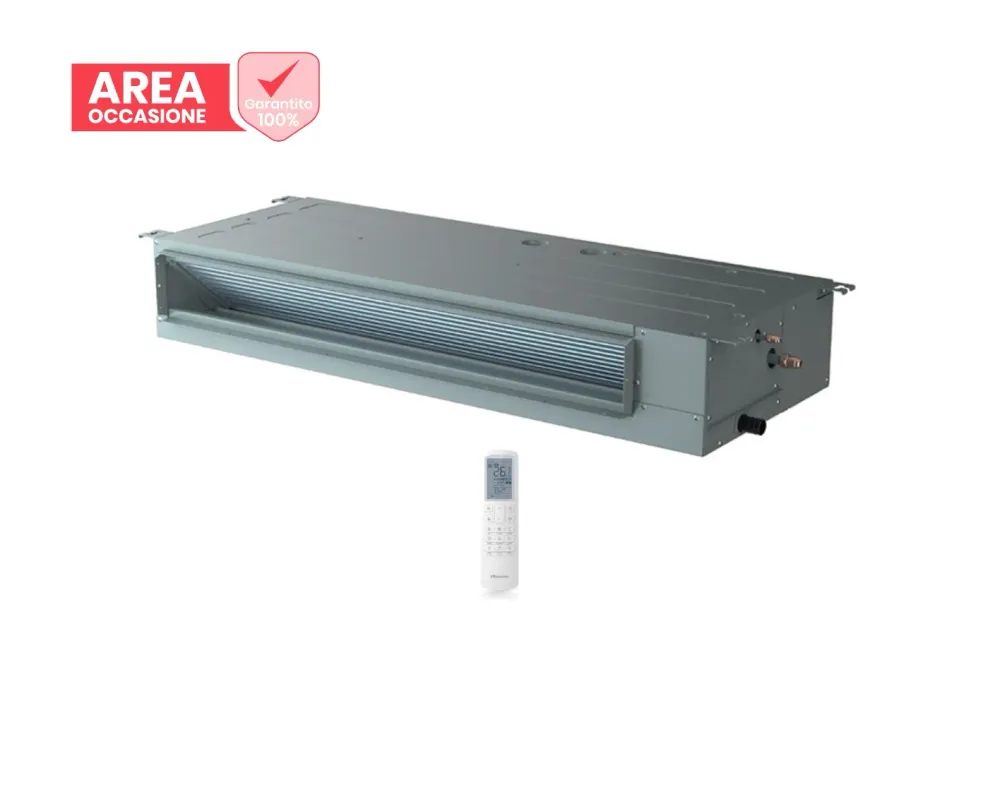 AREA OCCASIONI 2570 Unità Interna Canalizzato Canalizzabile Hisense 12000 Btu ADT35UX4RBL8 R-32 Wi-Fi Optional con Telecom...