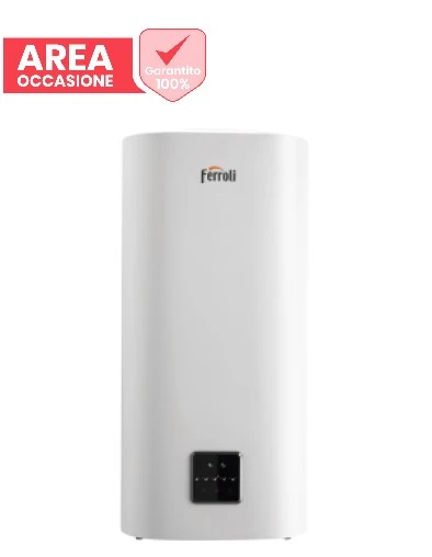AREA OCCASIONI 2589 Scaldabagno Elettrico Doppio Serbatoio Ferroli Titano Twin 50 litri Wi-Fi integrato