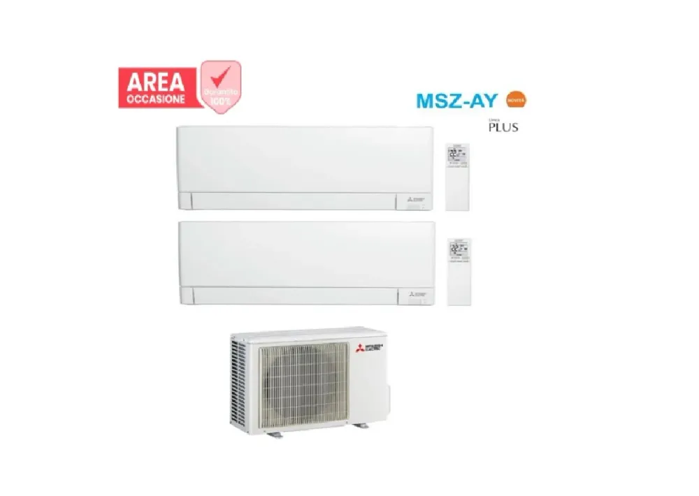 AREA OCCASIONI 2613 Unità Esterna Mitsubishi Electric Motore Multisplit 2F42VF Dual Split R-32