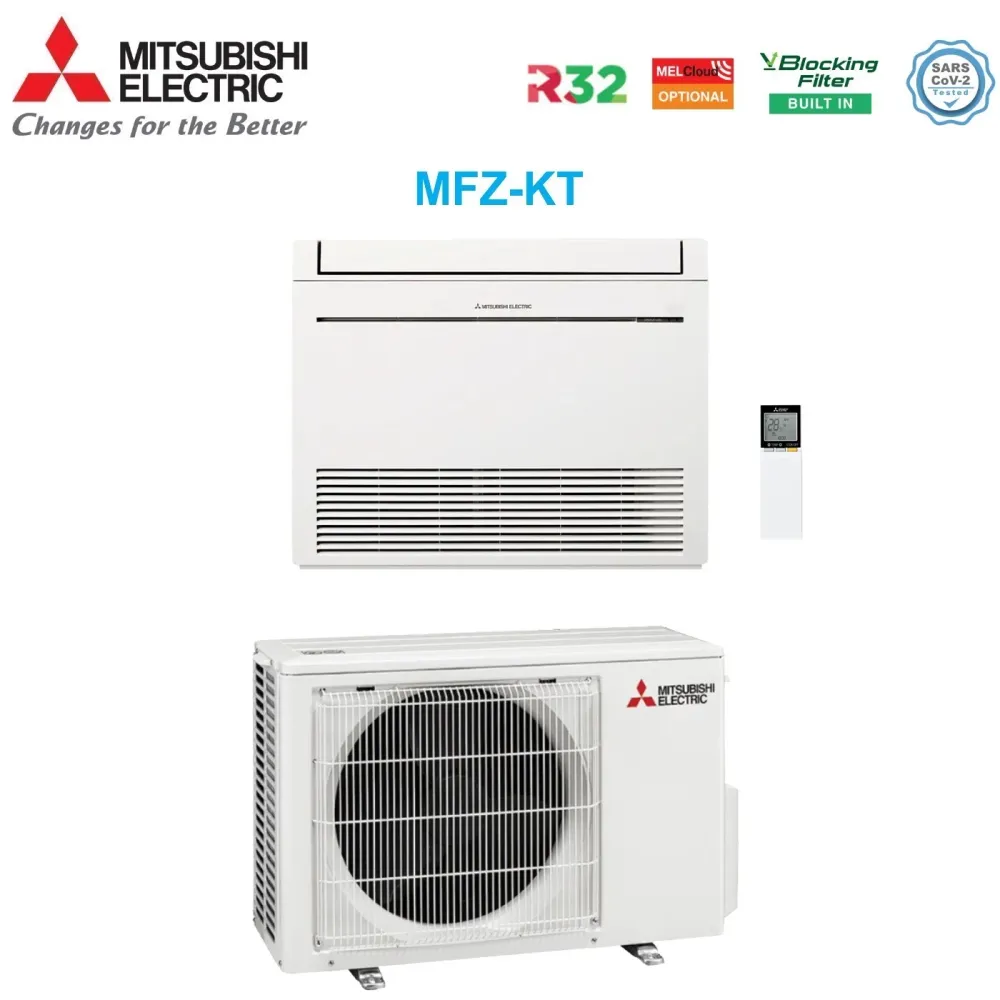 AREA OCCASIONI 2617 Condizionatore Pavimento Mitsubishi Electric 18000 Btu MFZ-KT50VG R-32 Wi-Fi Optional