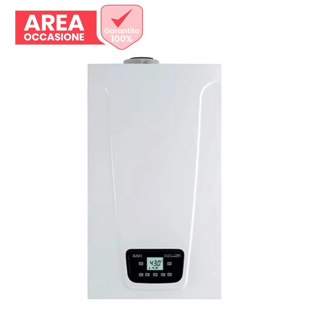 AREA OCCASIONI 2672 Caldaia Condensazione Baxi Duo-Tec Compact E 24 kW Metano/Gpl con Kit Scarico Fumi