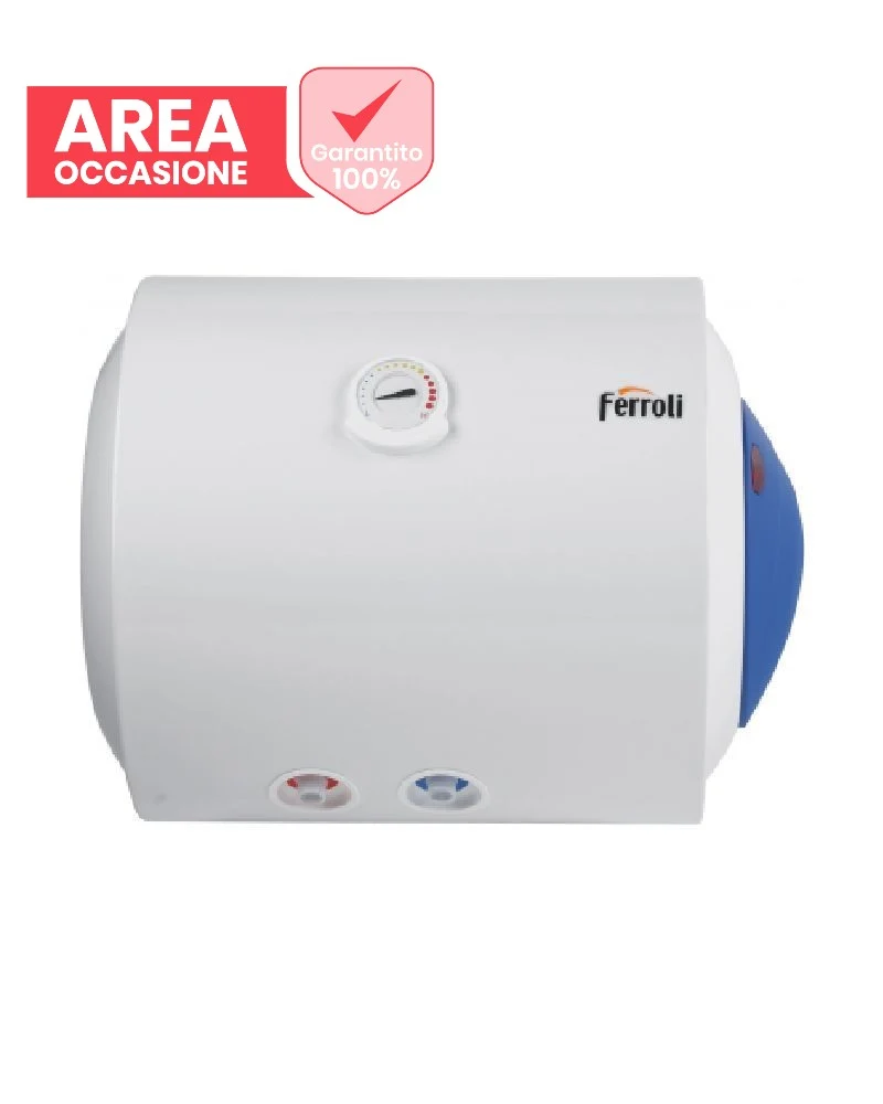 AREA OCCASIONI 2758 Scaldabagno Elettrico Ferroli Calypso 100 HO Orizzontale 100 Litri