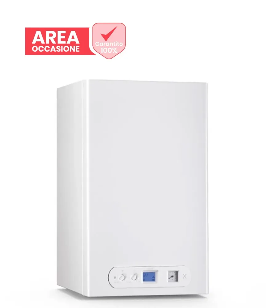 AREA OCCASIONI Caldaia UNICAL X 24 C condensazione Low NOx 6 Completa di kit scarico fumi metano acciaio INOX - ErP