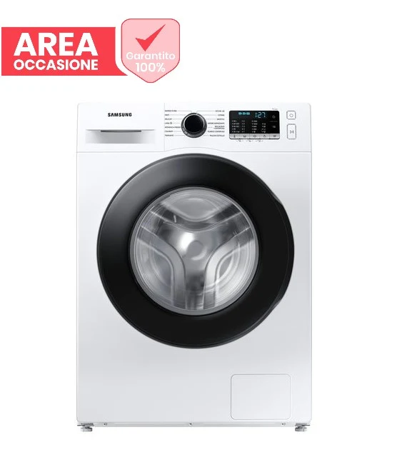 AREA OCCASIONI Lavatrice Carico Frontale Samsung 8 Kg WW80AGAS21AEET Crystal Clean Slim Classe E 1200 Giri (A85xL60xP45) V...