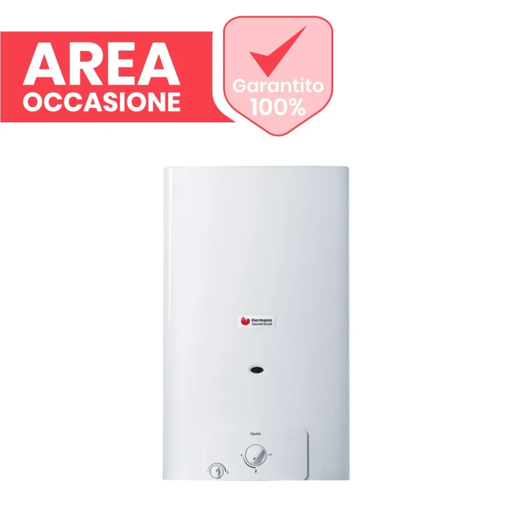AREA OCCASIONI Scaldabagno Camera Aperta Hermann Saunier Duval OPALIA C 14 Metano Low NOx Accensione Elettronica 0010023834