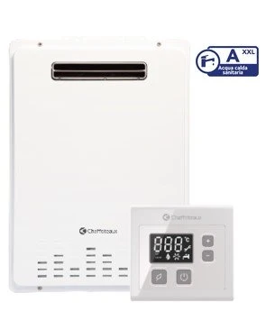AREA OCCASIONI - Scaldabagno Gas Chaffoteaux Avenir Plus LNX Outdoor 22 litri codice 3632470 low NOx METANO