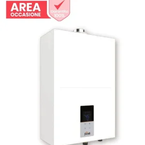 AREA OCCASIONI Scaldabagno Gas Ferroli KONA 15 Litri Camera Stagna Metano Low NOx Completo di kit Fumi