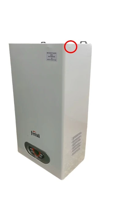 AREA OCCASIONI Scaldabagno Gas Ferroli SKY ECO 14F Low NOx completo di kit fumi Gpl