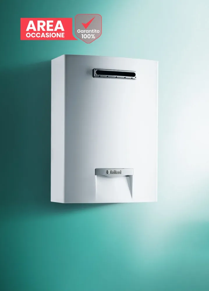AREA OCCASIONI Scaldabagno Gas Vaillant per esterno outsideMAG 17 litri low NOx cod. MAG 178/1-5 RT Metano