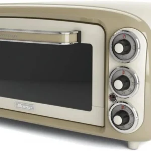ARIETE FORNO ELETTRICO 0979 VINTAGE 18 LT 1380W ACCIAIO TIMER COMPATTO BEIGE
