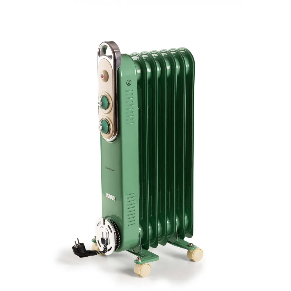 Ariete Vintage Line 8250/04 Termoventilatore olio – 12,2 × 67,5 cm, verde