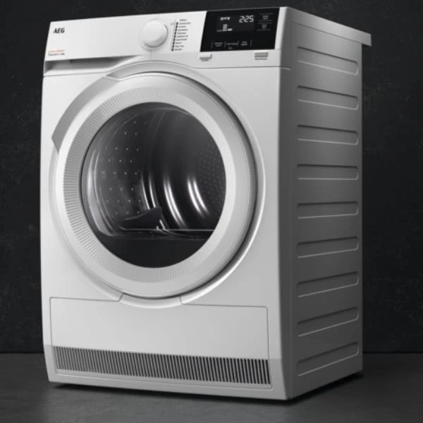 Asciugatrice Pompa di calore 8 kg AEG TR7G81OW Serie 7000 SensiDry OkoFlow (A85xL59,6xP63,8) Classe ++