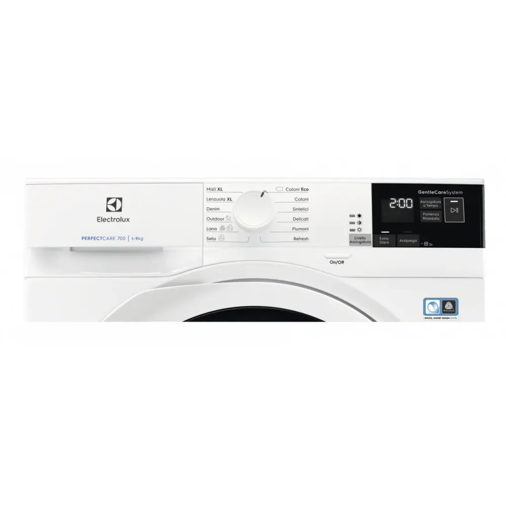Asciugatrice Pompa di Calore 9 kg Electrolux EW7H492Y (A85xL59,6xP63,8) Classe ++
